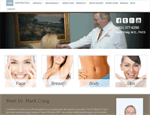 Tablet Screenshot of drmarkcraig.com